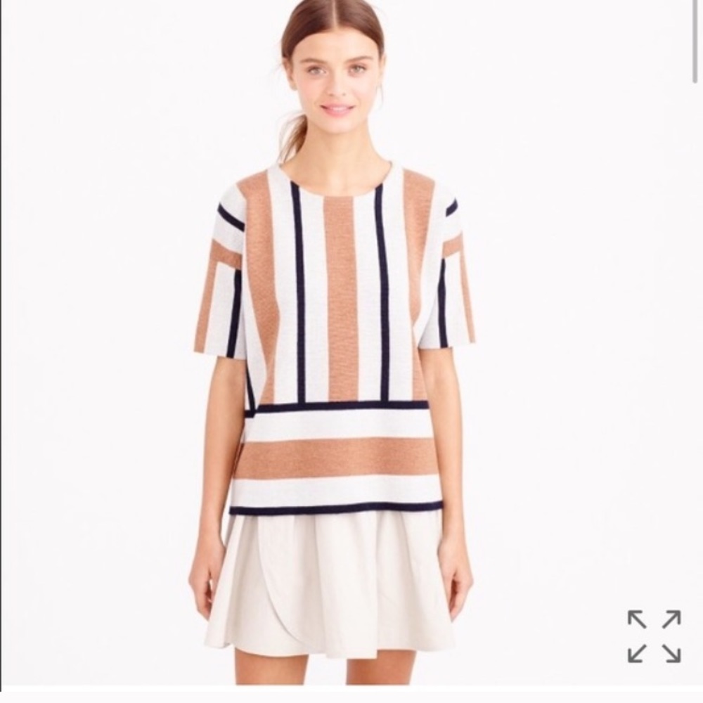 J Crew Striped Sweater Sz XS